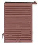 7' Youngstown Boxcar Door w/Low Tack Board pkg(2) -- Boxcar Red-1