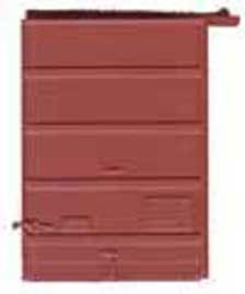 7' Five-Panel Boxcar Door w/Low Tack Board pkg(2) -- Red Oxide-2