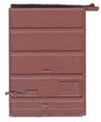 7' Five-Panel Boxcar Door w/Low Tack Board pkg(2) -- Boxcar Red-1