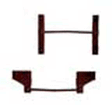 End Grab Irons -- Boxcar Red 4 Pairs-1