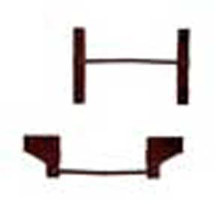 End Grab Irons -- Boxcar Red 4 Pairs-1