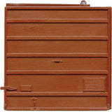 10' 6-Panel Superior Doors, Low Tack Board -- Boxcar Red pkg(4)-1
