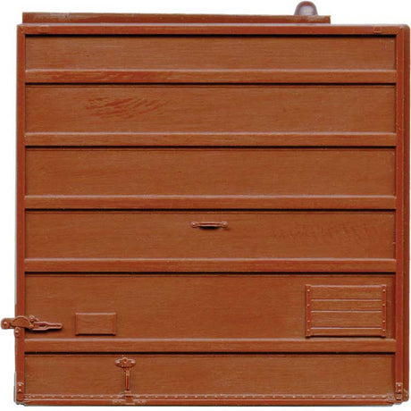 10' 6-Panel Superior Doors, Low Tack Board -- Boxcar Red pkg(4)-1