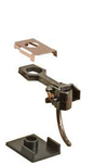 #22 Plastic-Shank Coupler - Kit - Magne-Matic(R) -- Medium 9/32" Overset w/#213 & #232 Draft Gear Box & Talgo Truck Adaptors 2-1