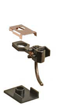 #24 Plastic-Shank Coupler - Kit - Magne-Matic(R) -- Short 1/4" Underset w/#213 & #234 Draft Gear Box & Talgo Truck Adaptors 2 P-1
