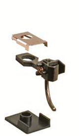 #24 Plastic-Shank Coupler - Kit - Magne-Matic(R) -- Short 1/4" Underset w/#213 & #234 Draft Gear Box & Talgo Truck Adaptors 2 P-1