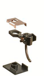 #24 Plastic-Shank Coupler - Kit - Magne-Matic(R) -- Short 1/4" Underset w/#213 & #234 Draft Gear Box & Talgo Truck Adaptors 2 P-1