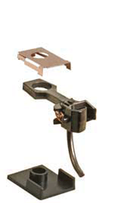 #25 Plastic-Shank Coupler - Kit - Magne-Matic(R) -- Short 1/4" Overset w/#213 & #234 Draft Gear Box & Talgo Truck Adaptors 2 Pa-1