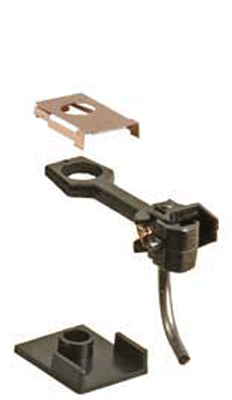 #26 Plastic-Shank Coupler - Kit - Magne-Matic(R) -- Long 25/64" Centerset w/#213 & #232 Draft Gear Box & Talgo Truck Adaptors-1