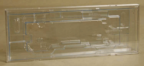 Plastic Storage Box with Car Insert -- For 40' Boxcars-1