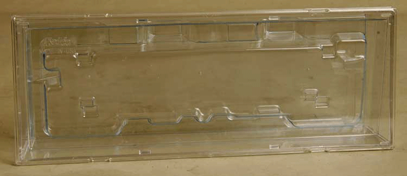 Plastic Storage Box with Car Insert -- For 50' Boxcars-1