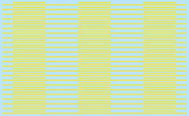 Street Decals -- Solid/Dash - Yellow Lines-1