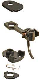 #31 Plastic-Shank Coupler - Kit - Magne-Matic(R) -- Long 25/64" Underset w/#233 Draft Gear Boxes 2 Pair-2