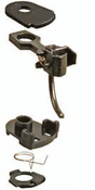 #33 Plastic-Shank Coupler - Kit - Magne-Matic(R) -- Short 1/4" Centerset w/#233 Draft Gear Boxes 2 Pair-1