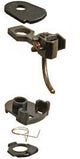 #34 Plastic-Shank Coupler - Kit - Magne-Matic(R) -- Short 1/4" Underset w/#233 Draft Gear Boxes 2 Pair-2