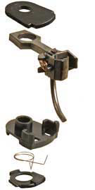 #35 Plastic-Shank Coupler - Kit - Magne-Matic(R) -- Short 1/4" Overset w/#233 Draft Gear Boxes 2 Pair-2