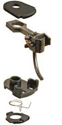 #35 Plastic-Shank Coupler - Kit - Magne-Matic(R) -- Short 1/4" Overset w/#233 Draft Gear Boxes 2 Pair-1