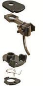 #35 Plastic-Shank Coupler - Kit - Magne-Matic(R) -- Short 1/4" Overset w/#233 Draft Gear Boxes 2 Pair-1