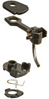 #36 Plastic-Shank Coupler - Kit - Magne-Matic(R) -- Long 25/64" Centerset w/#233 Draft Gear Boxes 2 Pair-1