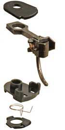 #37 Plastic-Shank Coupler - Kit - Magne-Matic(R) -- Medium 9/32" Underset w/#233 Draft Gear Boxes 2 Pair-2