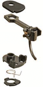 #39 Plastic-Shank Coupler - Kit - Magne-Matic(R) -- Long 25/64" Overset w/#233 Draft Gear Boxes 2 Pair-1