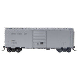 Pullman-Standard PS-1 40' Boxcar w/8' Door - Ready to Run -- United States Navy USN #61-06454 (silver)-2