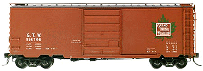 40' PS-1 Boxcar w/8'6 Panel Superior Door -- Grand Trunk Western #516796