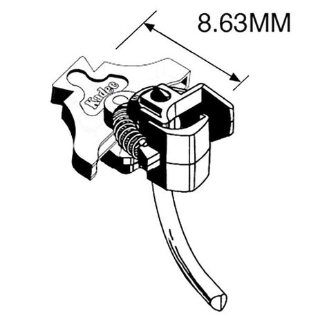 NEM 363 European-Style Couplers -- Medium (8.63mm, .34", 11/32") 1 Pair with NEM 363 to 362 & Bolt-On 363 Ada-2