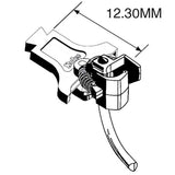 NEM 363 European-Style Couplers -- Extra Long (12.3mm, .484", 31/64") 1 Pair w/NEM 363 to 362, Bolt-On 363 Ad-2