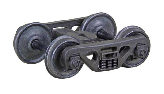 ACL Barber(R) S-2 70-Ton Roller-Bearing Self-Centering HGC Trucks -- Code 110 (.110") 33" Smooth-Back RP-25 Wheels 1 Pair-1