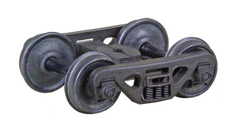 ACL Barber(R) S-2 70-Ton Roller-Bearing Self-Centering HGC Trucks -- Code 110 (.110") 33" Smooth-Back RP-25 Wheels 1 Pair-2