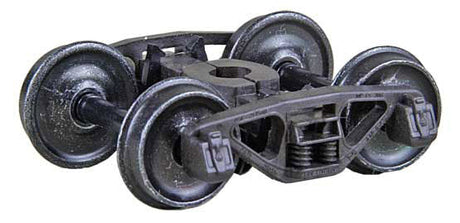 A.S.F.(R) Ride Control(R) 50-Ton Self-Centering HGC Trucks -- Code 110 (.110") 33" Smooth-Back RP-25 Wheels  1 Pair-2