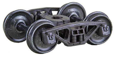 Bettendorf 50-Ton Self-Centering HGC Trucks -- Code 110 (.110") 33" Smooth-Back RP-25 Wheels  1 Pair-2