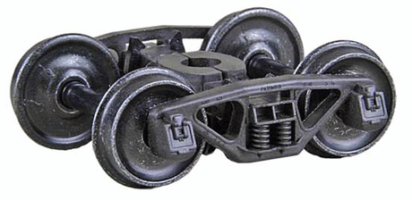 Bettendorf 50-Ton Self-Centering HGC Trucks -- Code 110 (.110") 33" Smooth-Back RP-25 Wheels  1 Pair-1