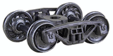 Bettendorf 50-Ton Self-Centering HGC Trucks -- Code 110 (.110") 33" Ribbed-Back RP-25 Wheels  1 Pair-1