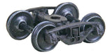 National Type B-1 50-Ton Self-Centering HGC Trucks -- Code 110 (.110") 33" Smooth-Back RP-25 Wheels 1 Pair-2
