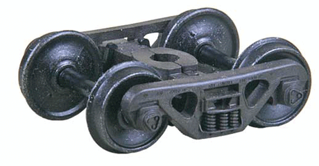 A.S.F.(R) 100-Ton Roller Bearing Self-Centering HGC Trucks -- Code 110 (.110") 36" Smooth-Back RP-25 Wheels 1 Pair-1