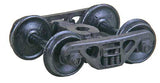 A.S.F.(R) 100-Ton Roller Bearing Self-Centering HGC Trucks -- Code 110 (.110") 36" Smooth-Back RP-25 Wheels 1 Pair-2