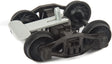 Bettendorf T-Section Trucks w/33" Code 110 Ribbed-Back Metal Wheels -- pkg(2)