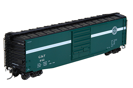 50' PS-1 Boxcar w/9' Pullman-Standard Door -- Georgia & Florida #442 (dark green; black roof & ends)