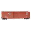 50'  PS-1 Boxcar w/9' P-S Door - Ready to Run -- Missouri Pacific #823451 (As-Delivered 1961, Boxcar Red, white, DF Loader)-2