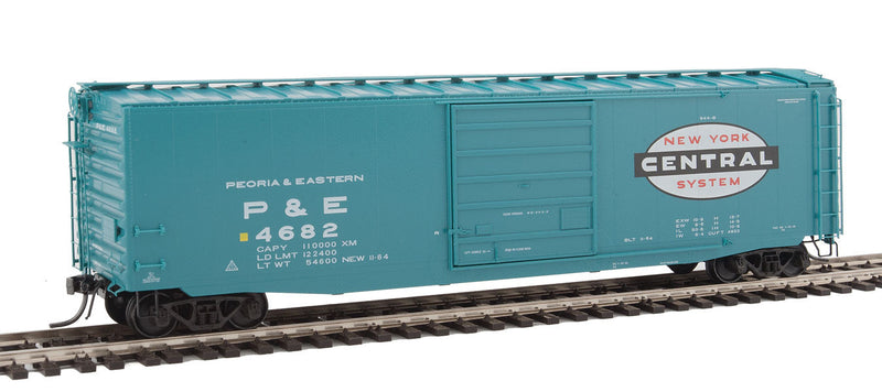 PS-1 50' Boxcar w/10' Door - Ready to Run -- Peoria & Eastern (Built 1964, Factory New; Century Green)