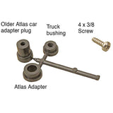 AAR Bettendorf Style Metal Trucks - 2-Rail -- 33" Smooth Back Metal Wheels 1 Pair-3
