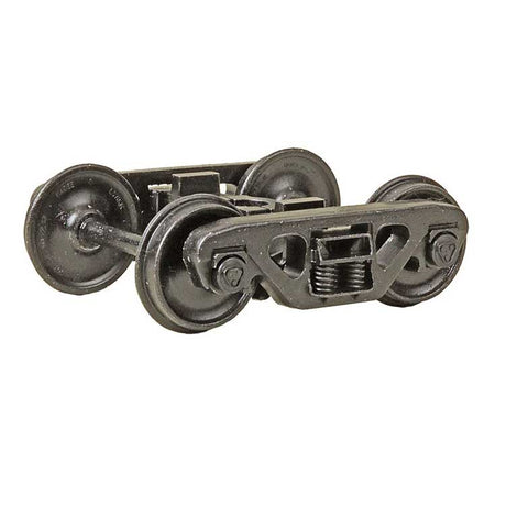 Barber S-2 Roller Bearing Metal Trucks - 2-Rail -- 33" Smooth Back Metal Wheels 1 Pair-1
