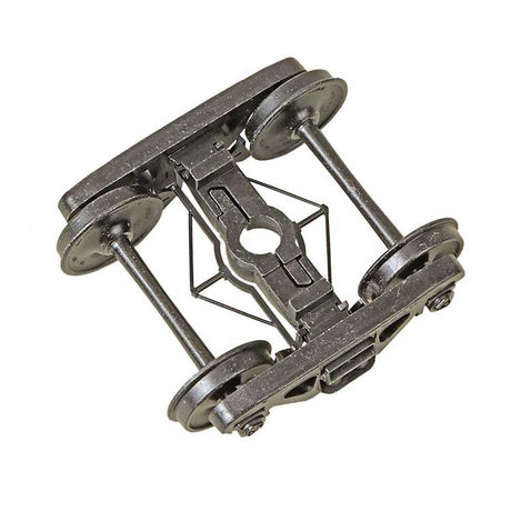 Barber S-2 Roller Bearing Metal Trucks - 2-Rail -- 33" Smooth Back Metal Wheels 1 Pair-2