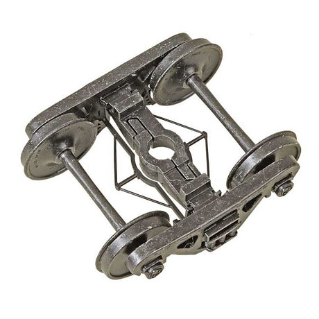 2-Rail A.S.F. 100-Ton Roller Bearing Metal Trucks -- With 36" Smooth-Back Metal Wheels 1 Pair-2