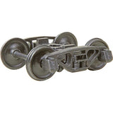 2-Rail A.S.F. A-3 Ride-Control Metal Trucks -- With 33" Smooth-Back Metal P48 Wheels 1 Pair-1