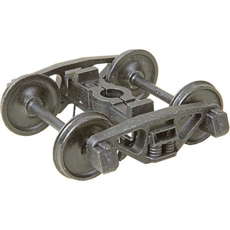 2-Rail A.S.F. A-3 Ride-Control Metal Trucks -- With 33" Smooth-Back Metal P48 Wheels 1 Pair-2