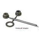 2-Rail AAR Bettendorf Style Metal Trucks -- With 33" Smooth-Back Metal P48 Wheels 1 Pair-5