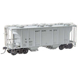 PS-2 2-Bay Covered Hopper - Ready to Run -- Northern Pacific #75423 (gray, black)-1